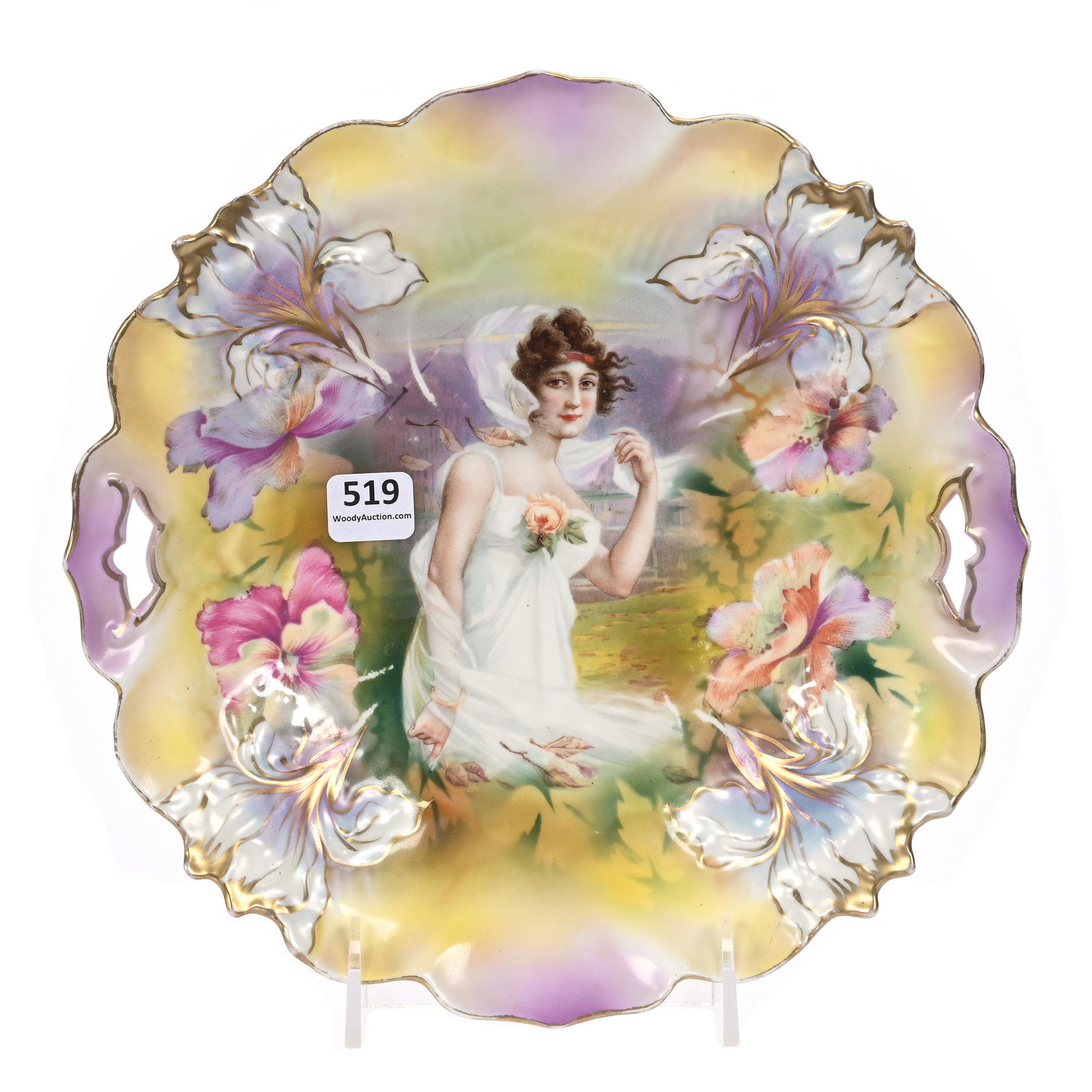 Cake Plate Marked R.S. Prussia (1 of 2)