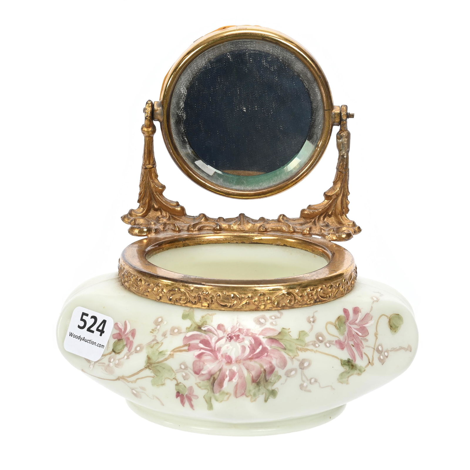 Open Tray W/Beveled Mirror, Wave Crest Stamp Mark (1 of 3)