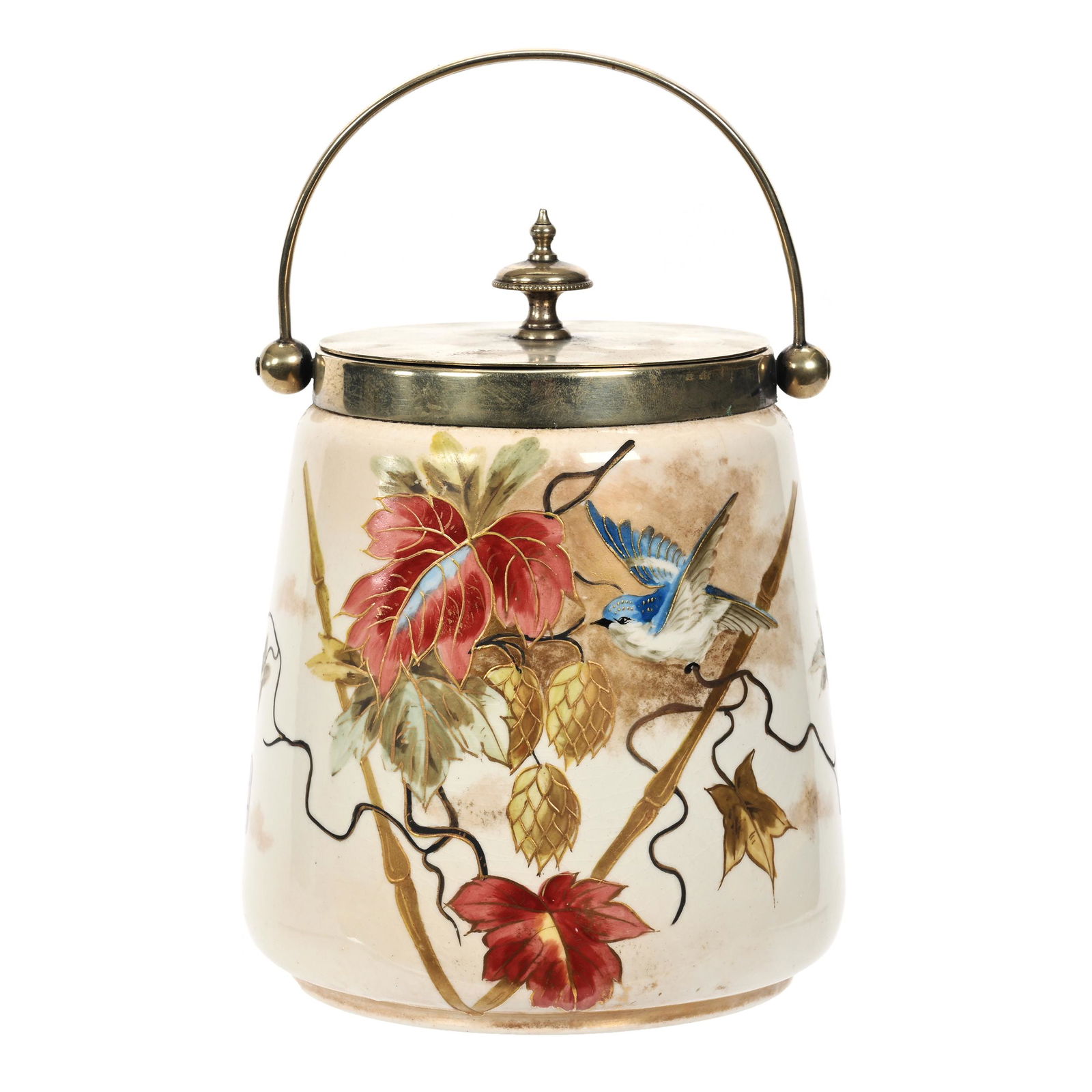 Biscuit Jar, Unmarked Royal Bonn Style (1 of 3)