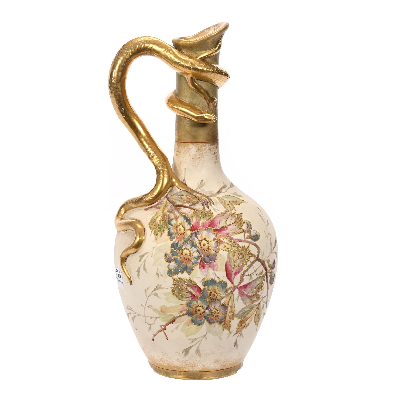 Figural Handled Ewer Marked Royal Bonn (1 of 3)