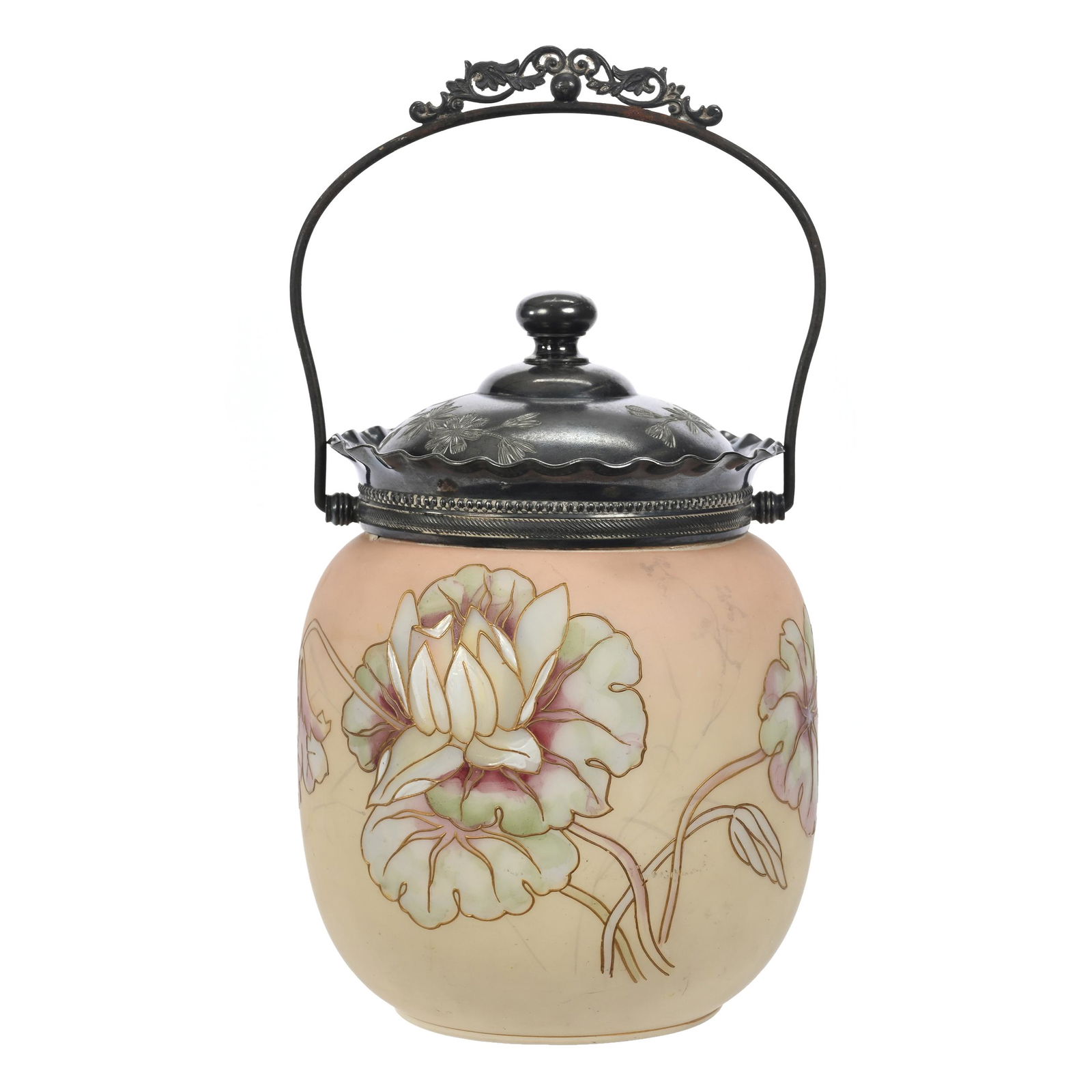 Biscuit Jar, Unmarked Mt. Washington Burmese (1 of 3)