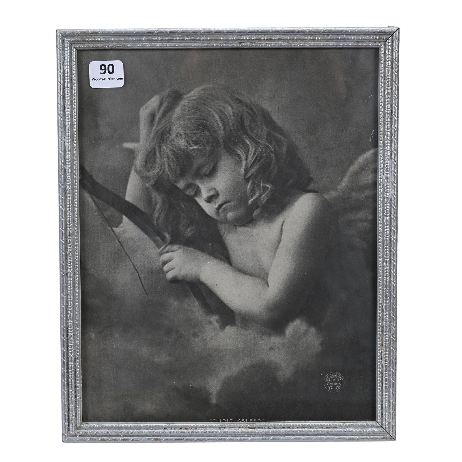 Framed Print Titled "Cupid Asleep" (1 of 3)