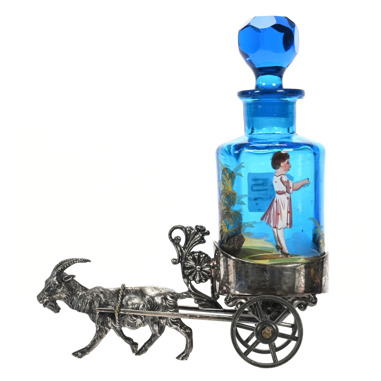 Victorian Perfume Bottle In Stand (1 of 4)