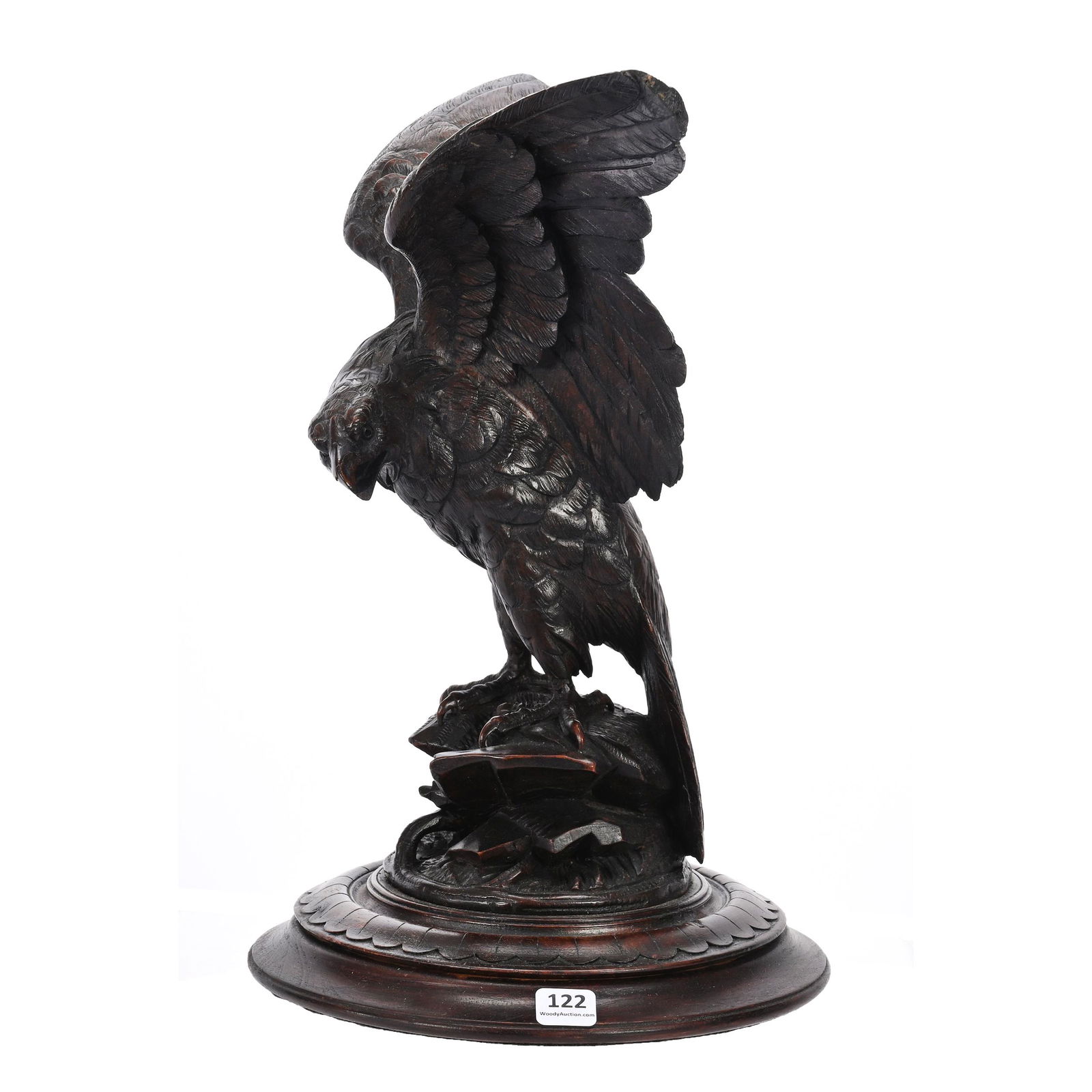 Early Carved Wooden Black Forest Figure (1 of 4)