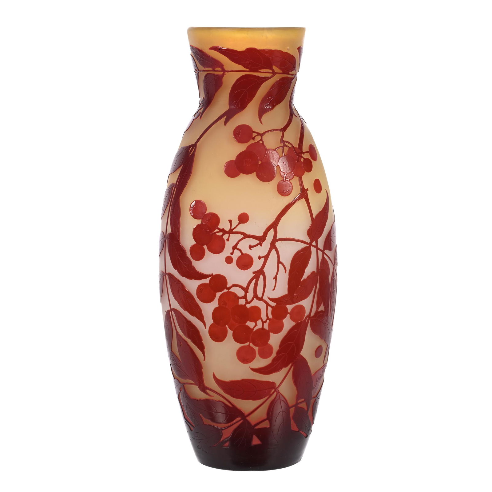 Vase Signed Galle French Cameo Art Glass (1 of 4)