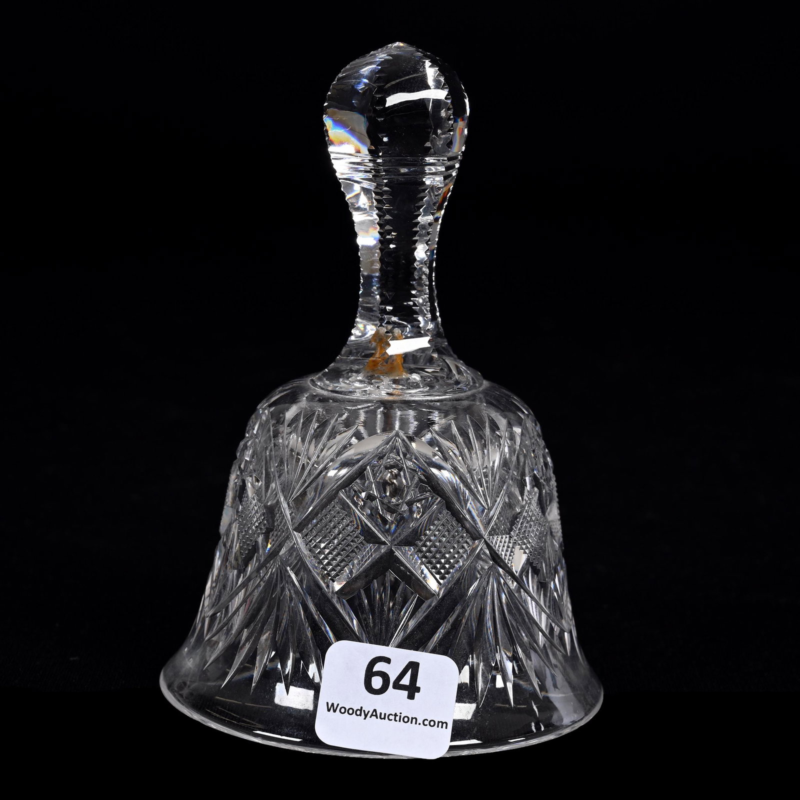 Dinner Bell, American Brilliant Cut Glass (1 of 3)