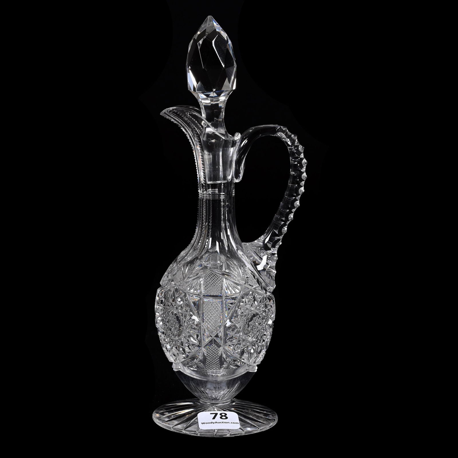 Pedestal Cruet, ABCG, Electra Pattern By Straus (1 of 3)