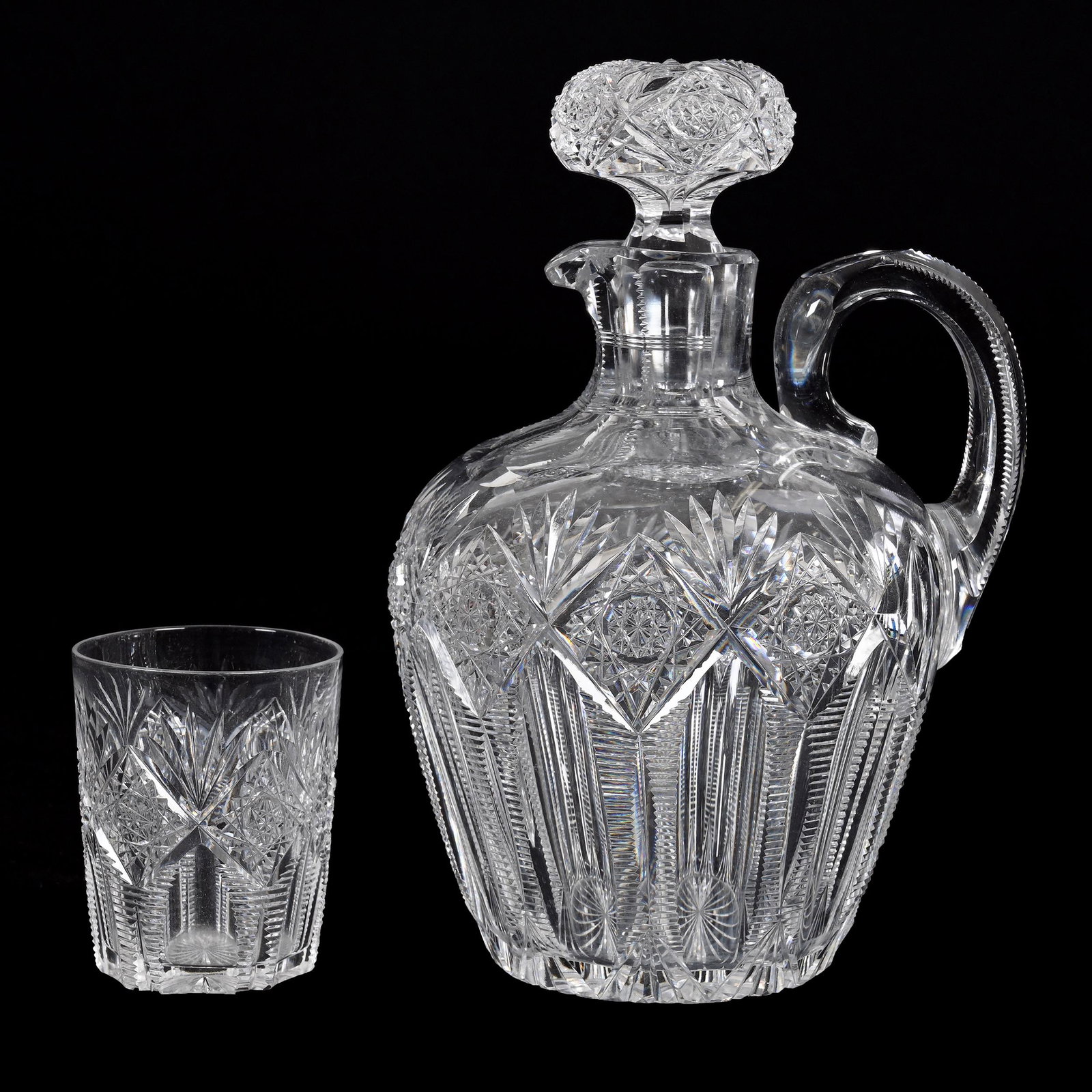 Whiskey Set, ABCG, Signed Hawkes Brunswick Pattern (1 of 3)