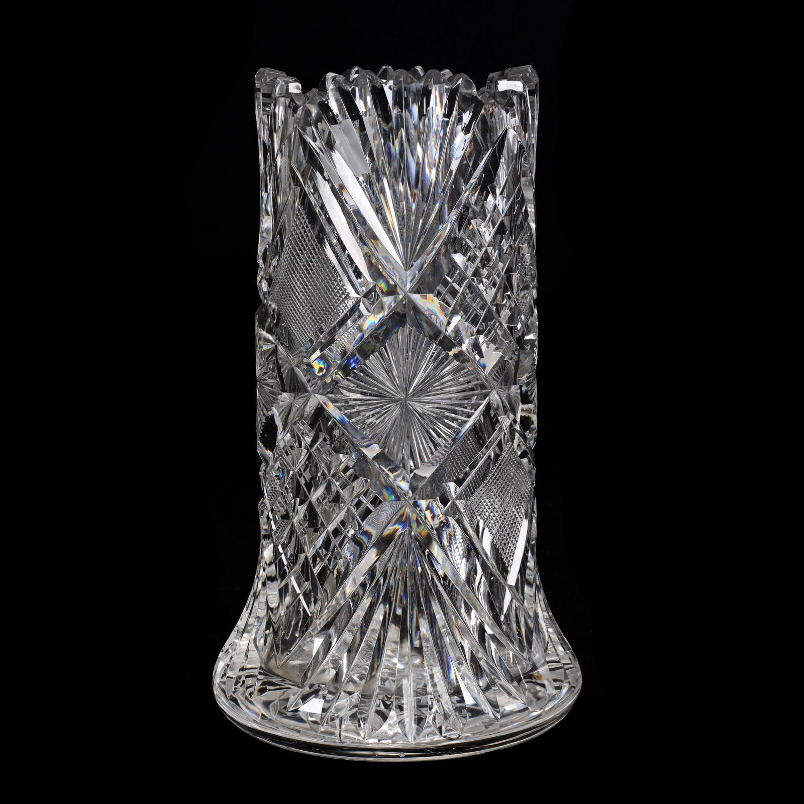 Cylinder Vase, ABCG, Harvard Pattern By Libbey (1 of 3)