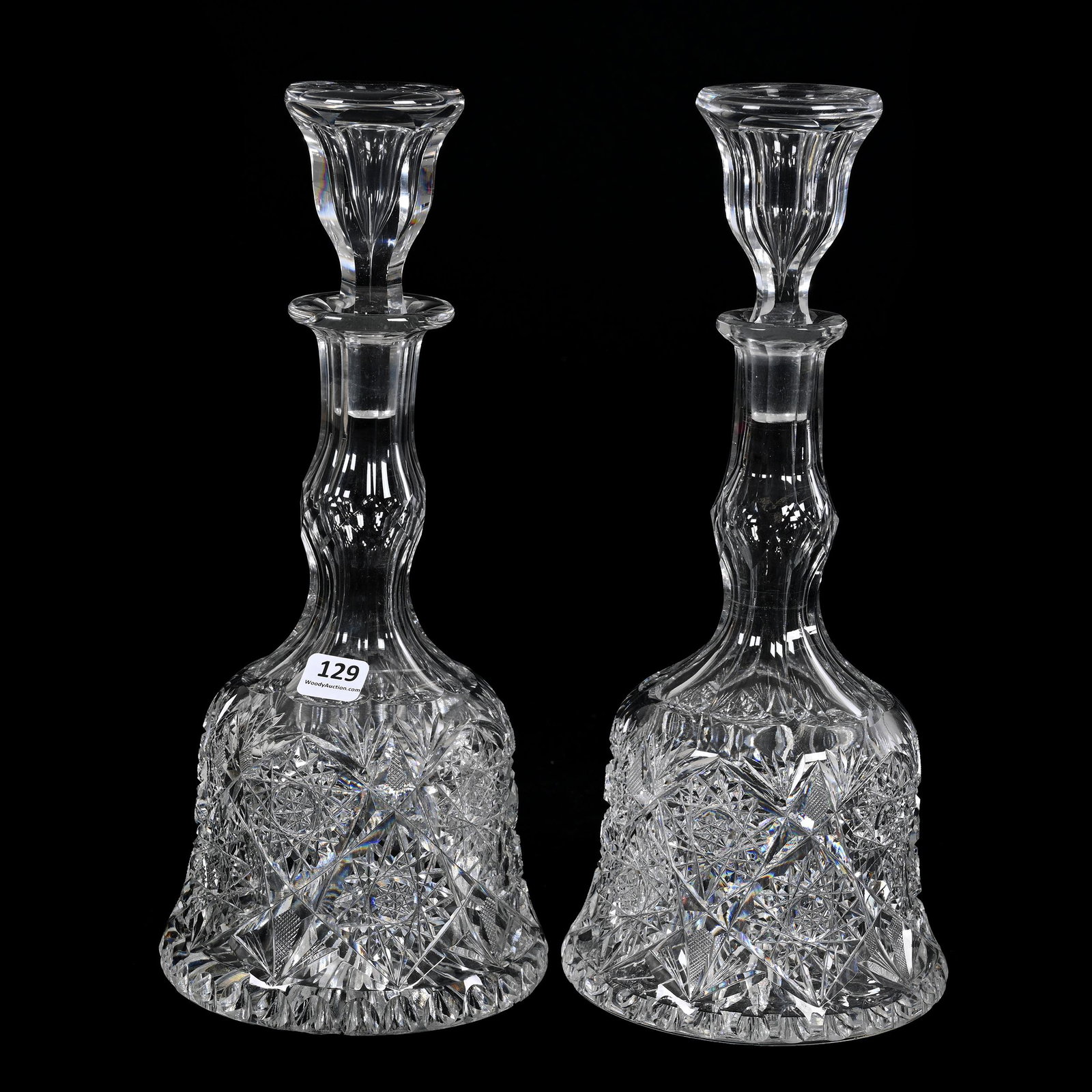 Pair Decanters, ABCG, Bell Shape (1 of 3)