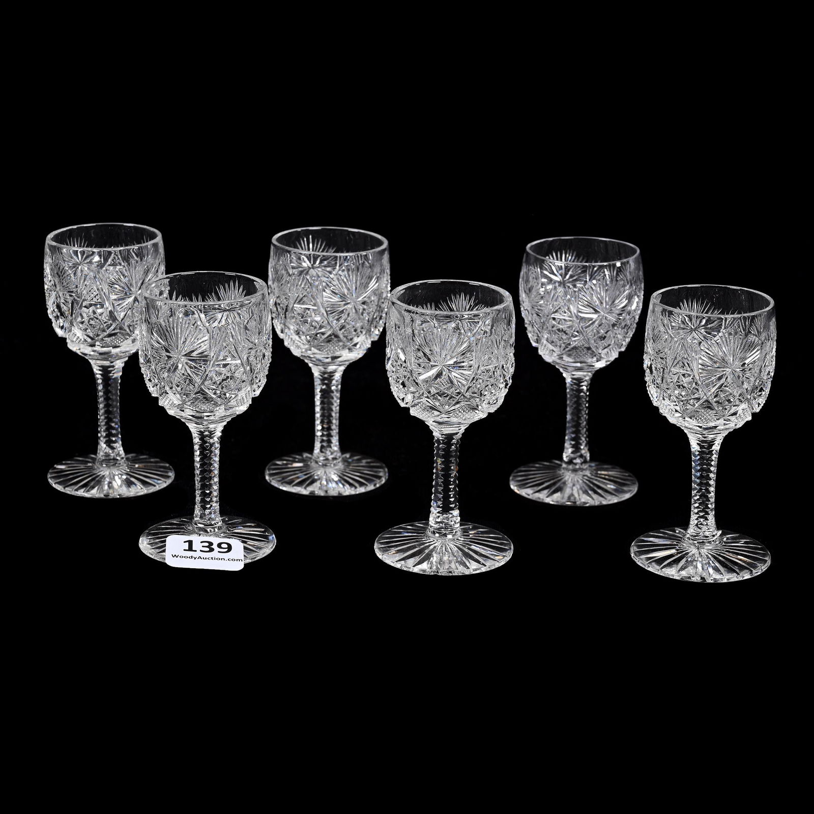 (6) Cordial Stems, ABCG, Fredericka Pattern (1 of 3)