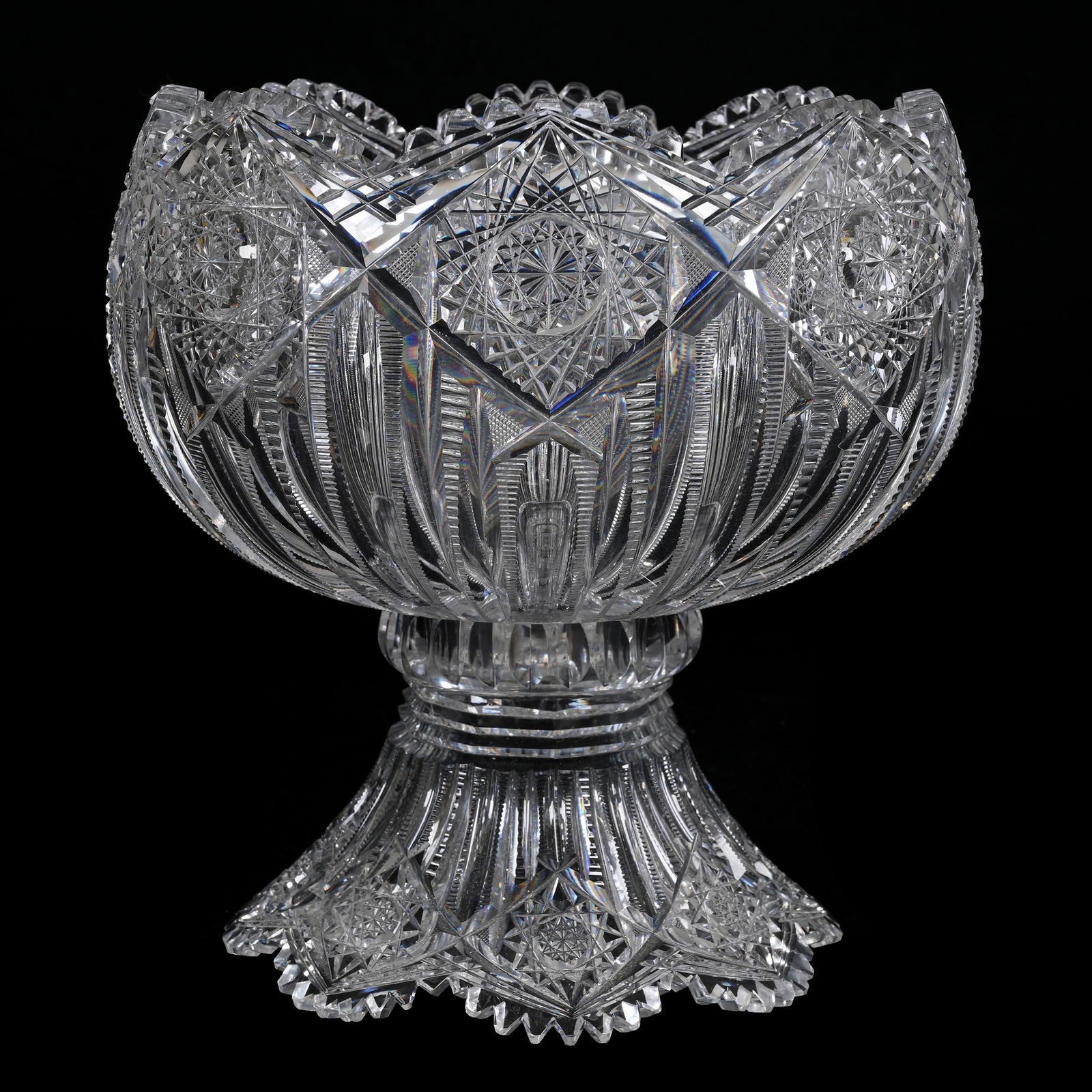 Punch Bowl, Two Part, ABCG, Signed J. Hoare Hindoo (1 of 4)