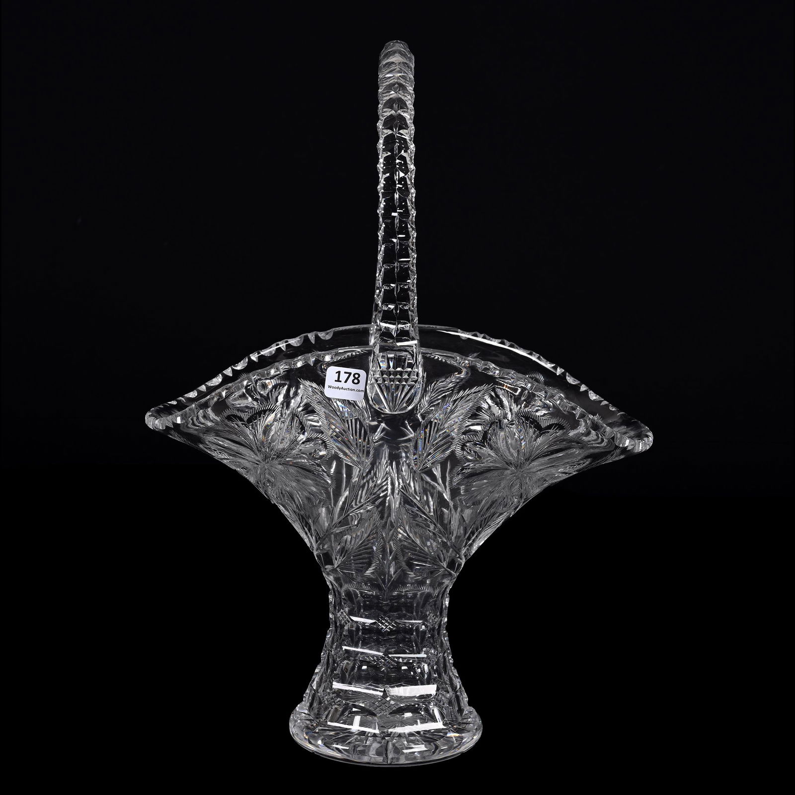 Easter Basket, W.C. Anderson, American Brilliant Cut Glass (1 of 3)