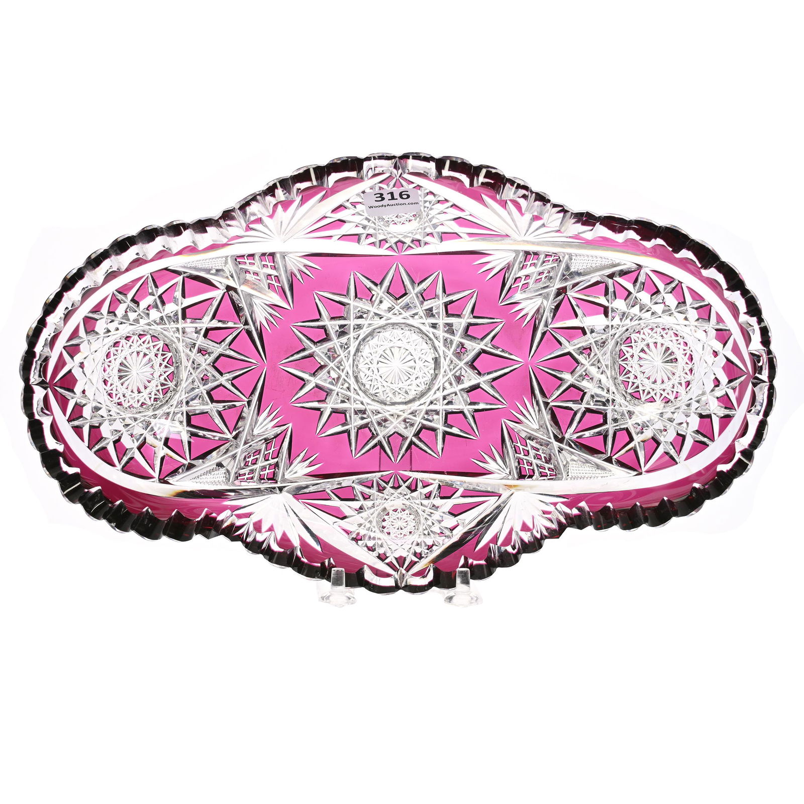 Bread Tray, BPCG, Amethyst Cut To Clear (1 of 2)