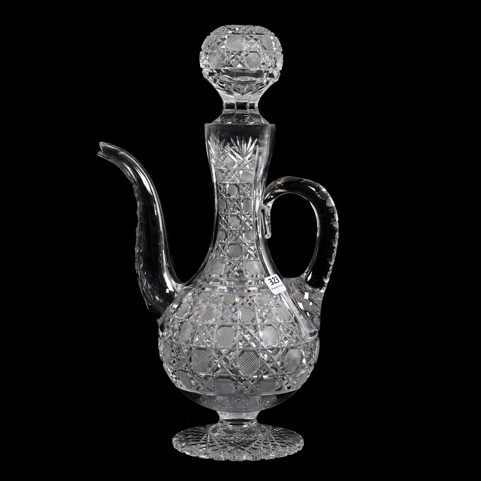 Pedestal Coffee Pot, ABCG, Harvard Pattern (1 of 5)