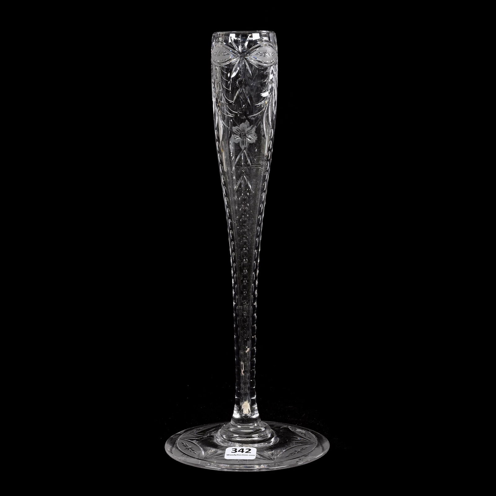 Bud Vase, American Brilliant Cut Glass (1 of 3)