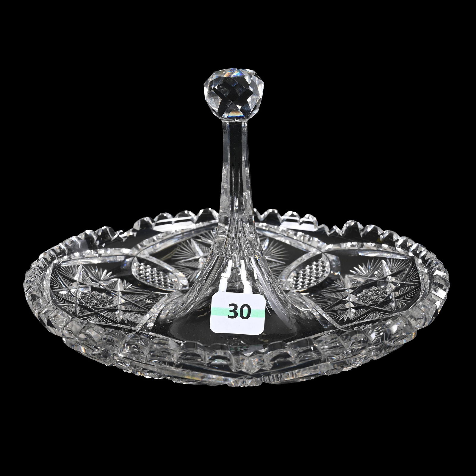 Stick Dish, Meriden, Pattern #136, ABCG (1 of 3)