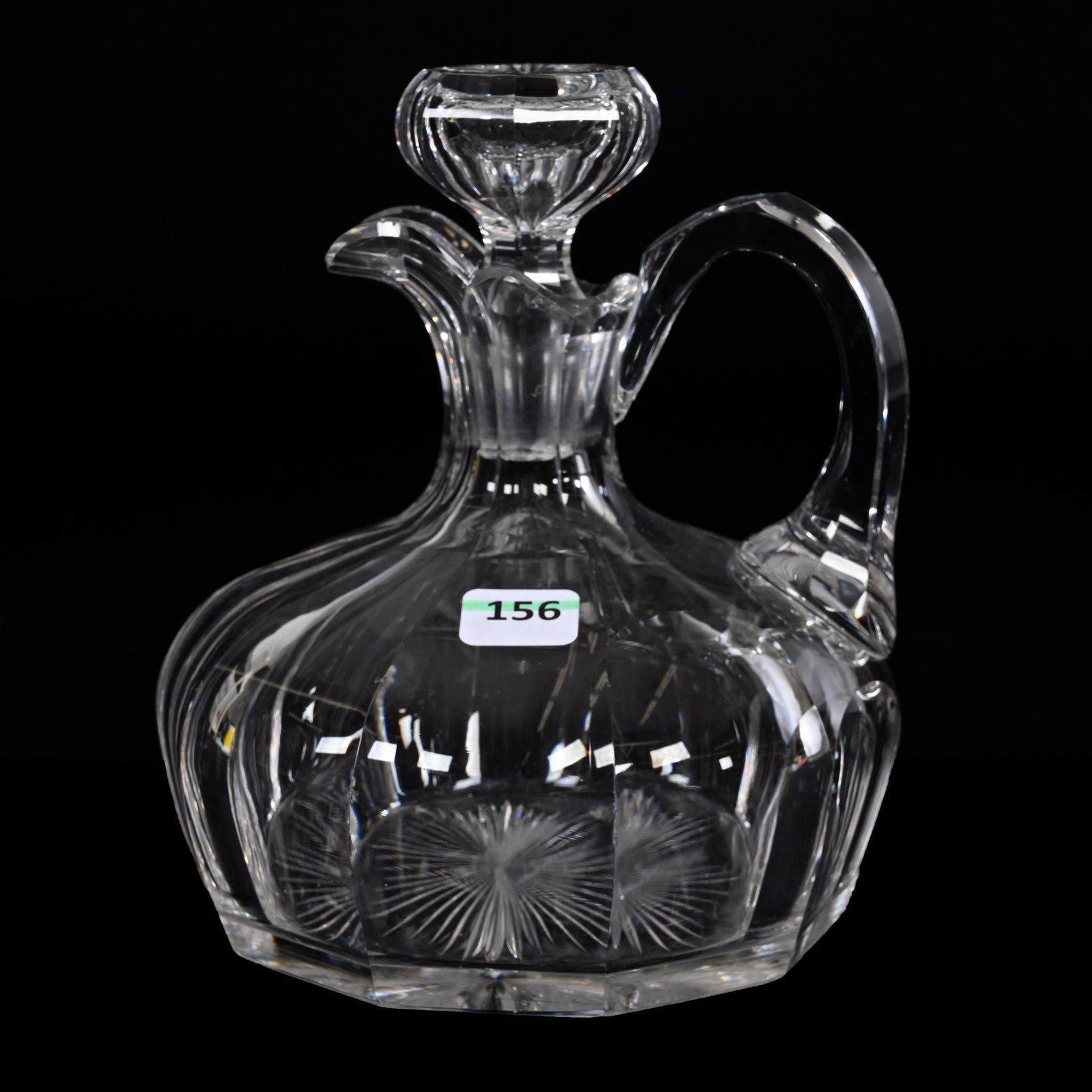 Ship's Decanter, American Brilliant Cut Glass (1 of 3)