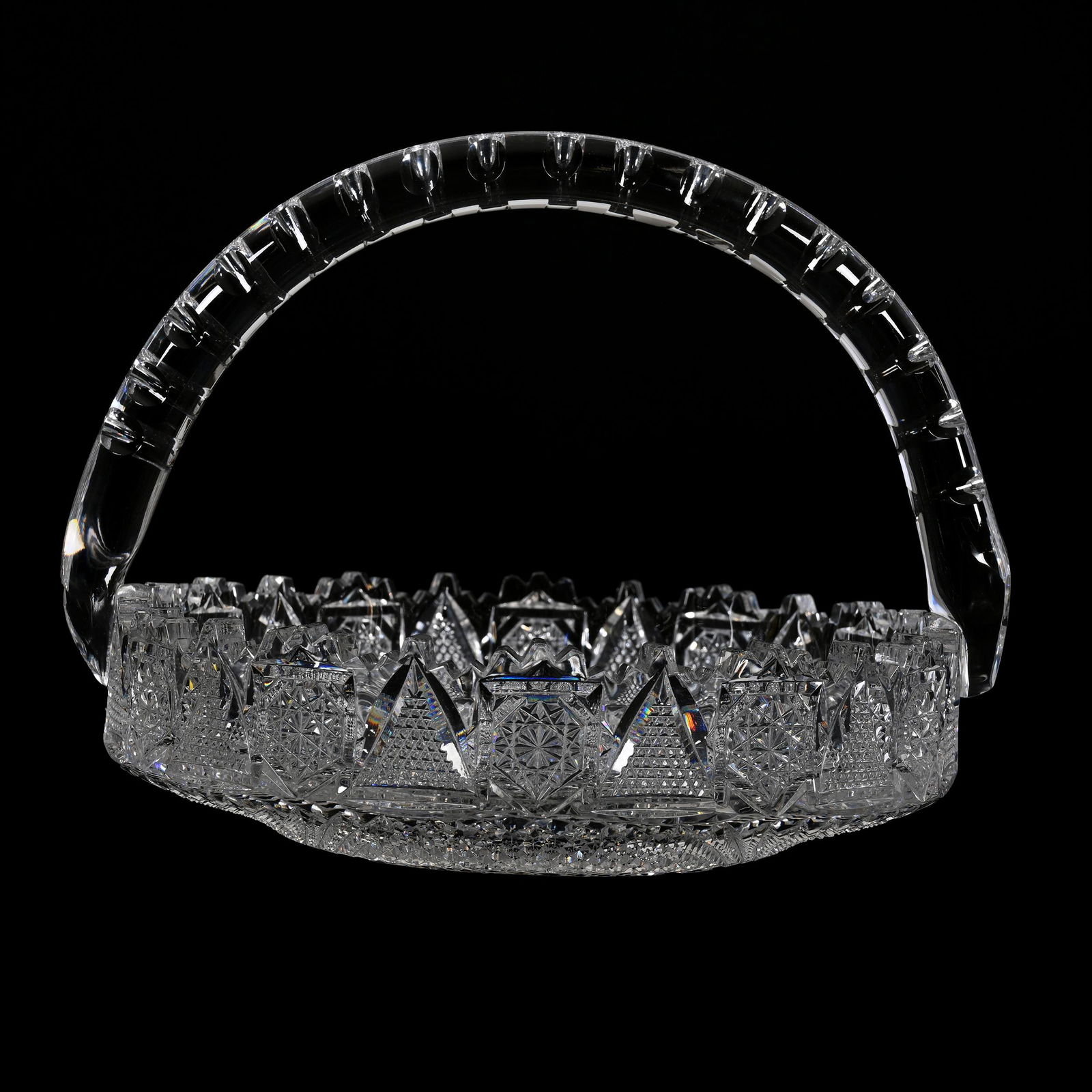 Basket, American Brilliant Cut Glass (1 of 3)
