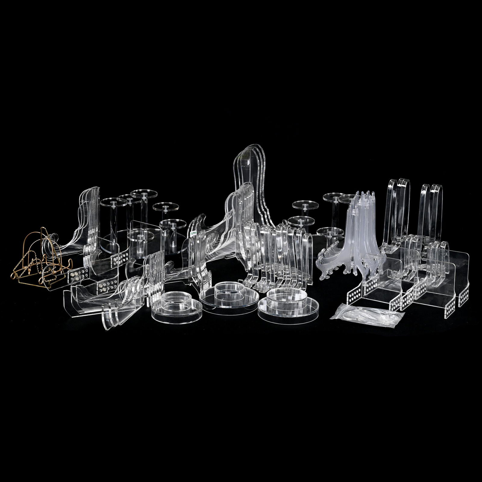 Large Assortment Of Acrylic Display Stands (1 of 7)