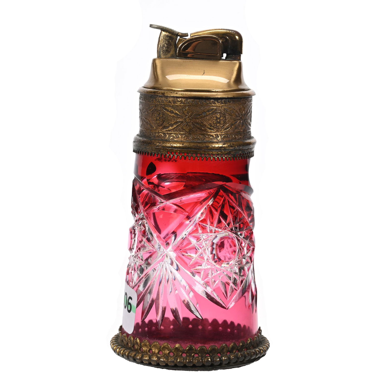 Cigar Lighter, BPCG, Cranberry Cut To Clear (1 of 3)