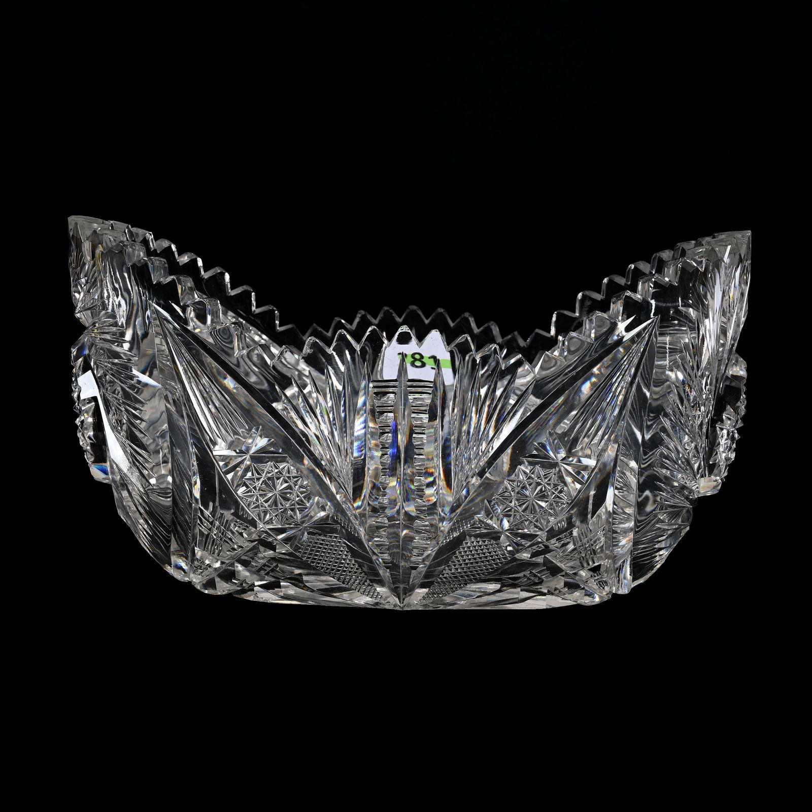 Oval Bowl, American Brilliant Cut Glass (1 of 3)