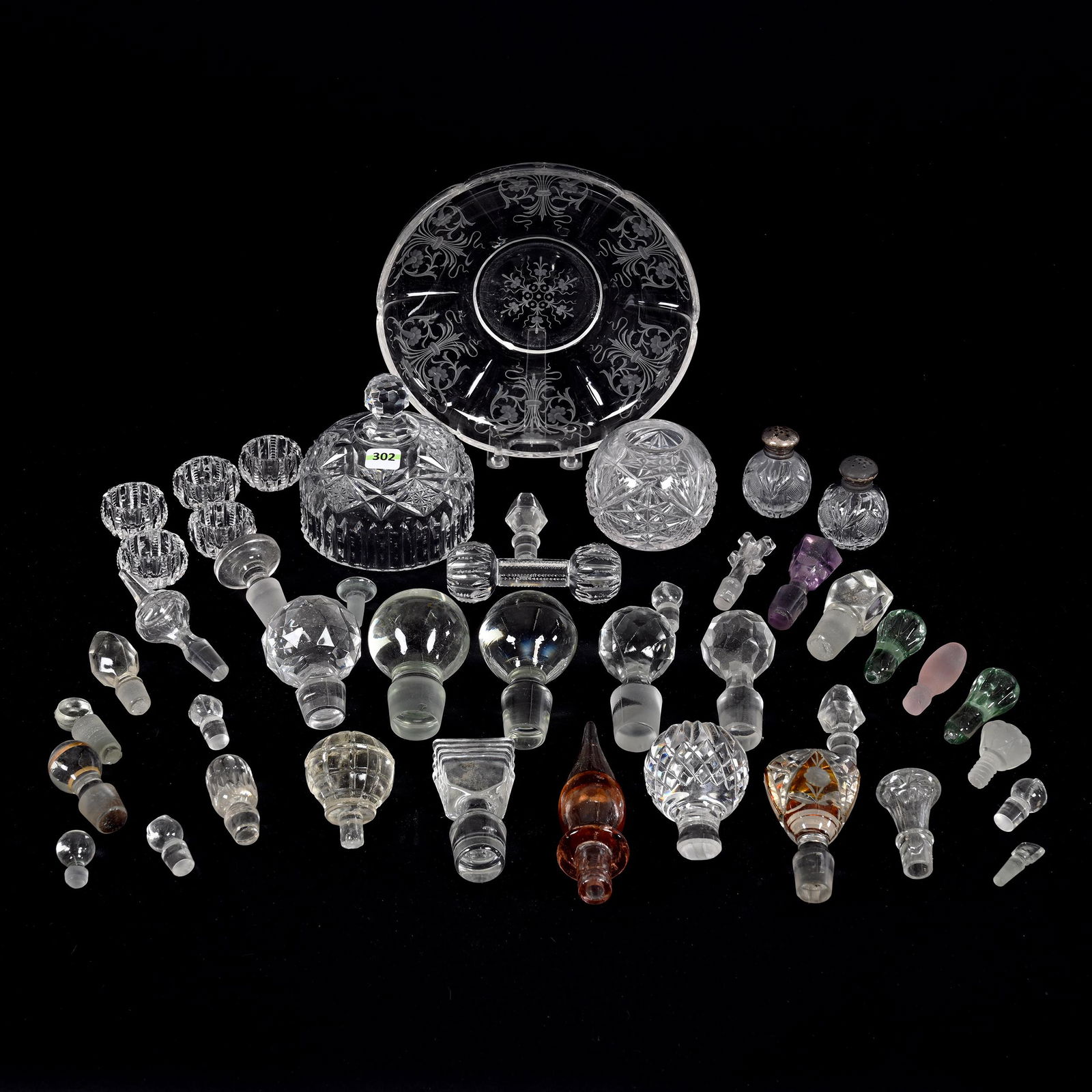 Large Assortment Of American Brilliant Cut Glass Items (1 of 6)