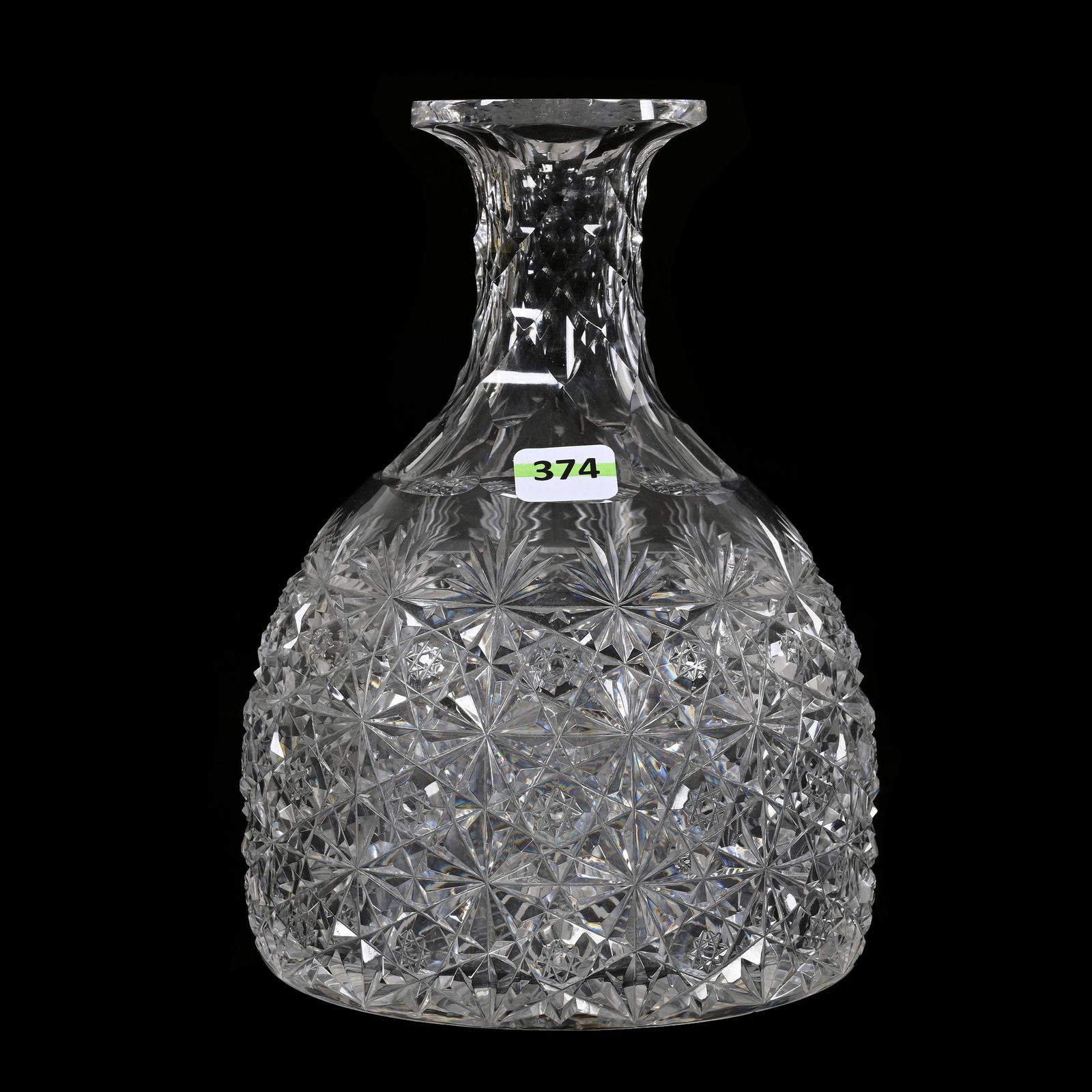 Water Carafe, American Brilliant Cut Glass (1 of 3)