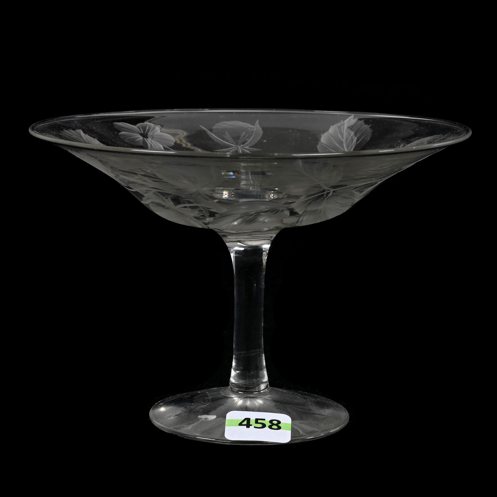 Compote, American Brilliant Cut Glass, Signed Tuthill (1 of 3)