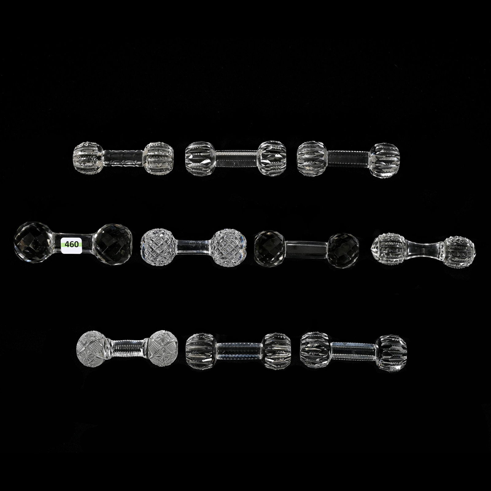 (10) Knife Rests, American Brilliant Cut Glass (1 of 3)