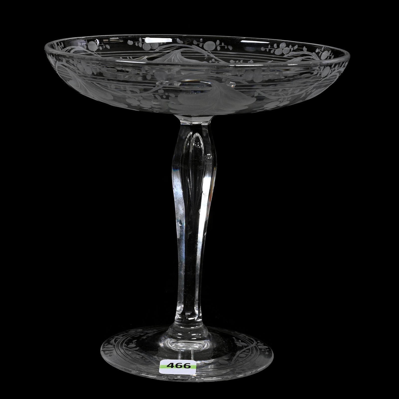 Compote, American Brilliant Cut Glass, Signed Libbey (1 of 3)