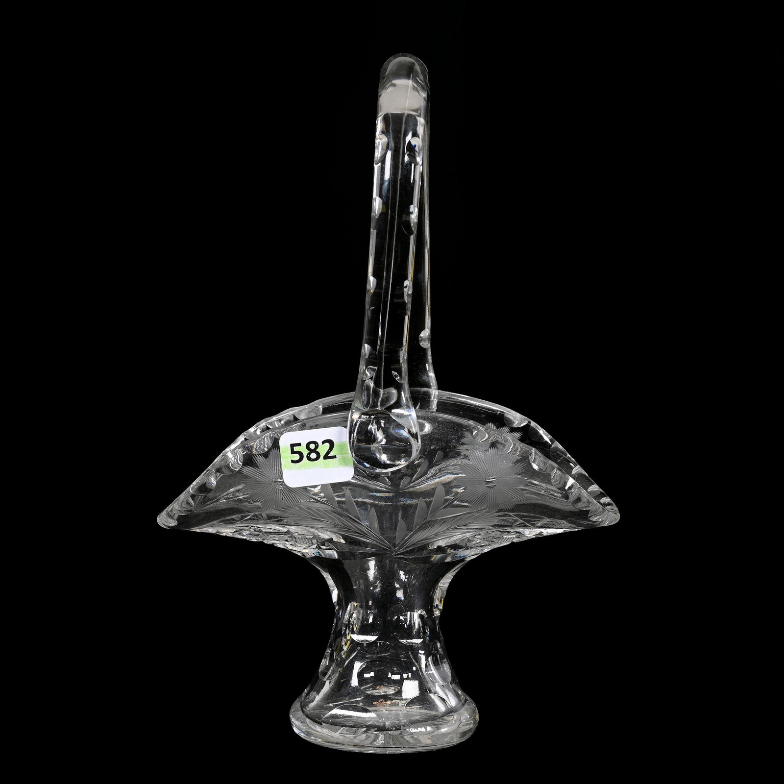 Basket, American Brilliant Cut Glass (1 of 3)