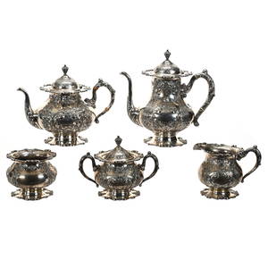 Sterling Tea Service Marked Frank M. Whiting #6727