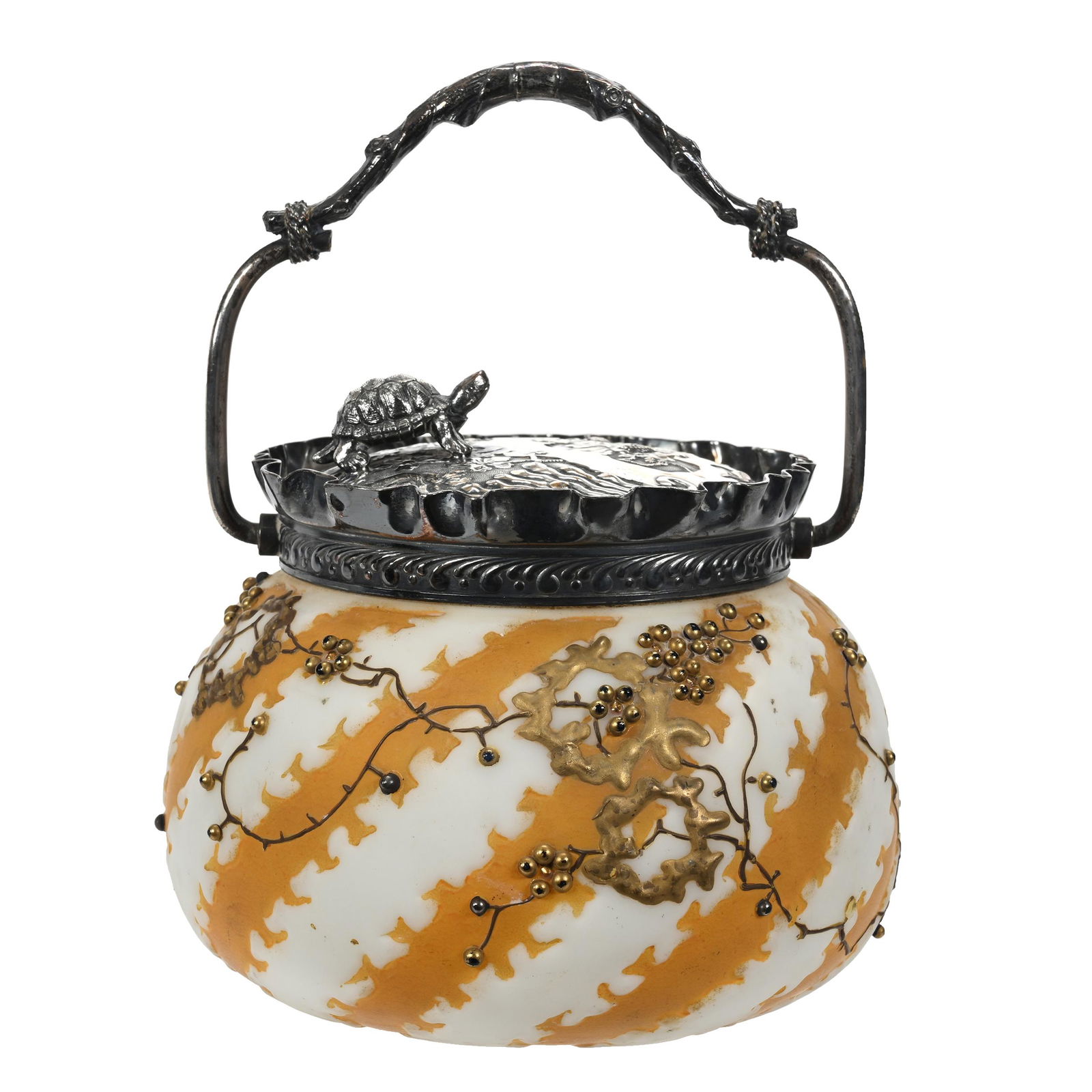 Sweetmeat, Unmarked Crown Milano Art Glass (1 of 3)