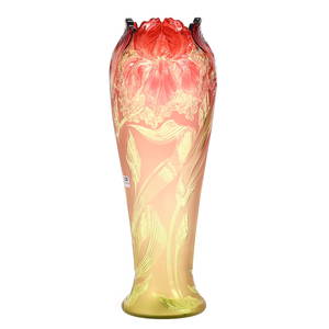 Vase By Stevens & Williams, Incredible Iris Design