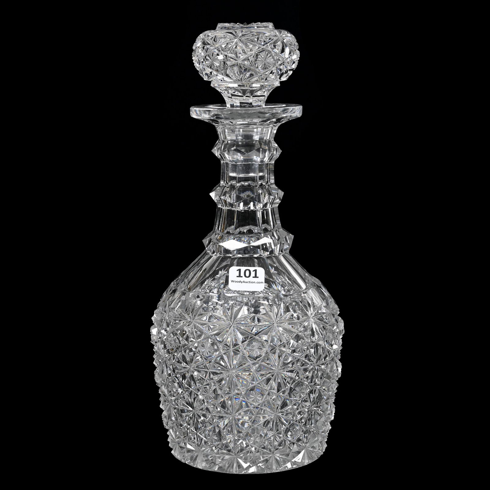 Decanter, American Brilliant Cut Glass