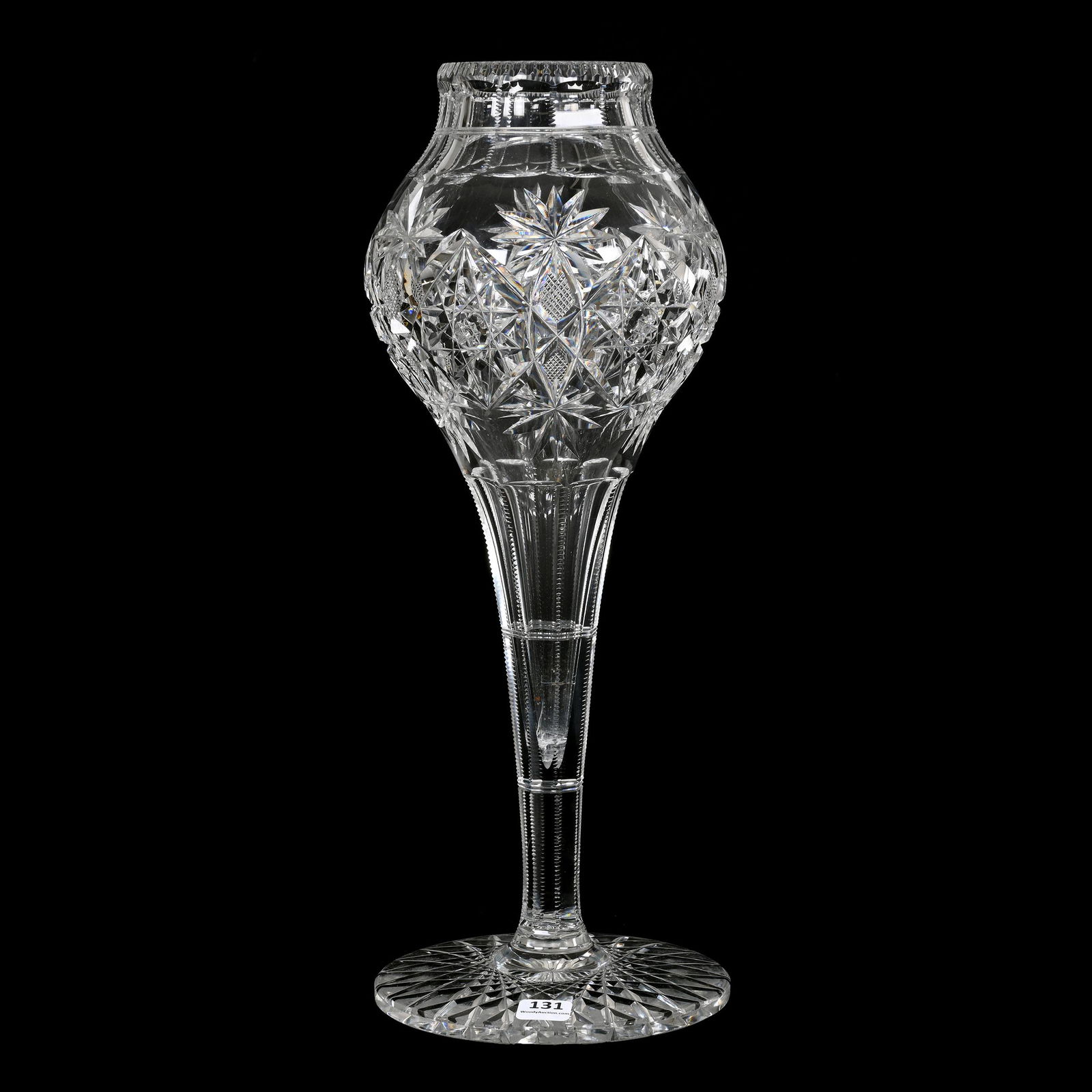 Vase, Tulip Shape, ABCG, Signed Hawkes (1 of 3)