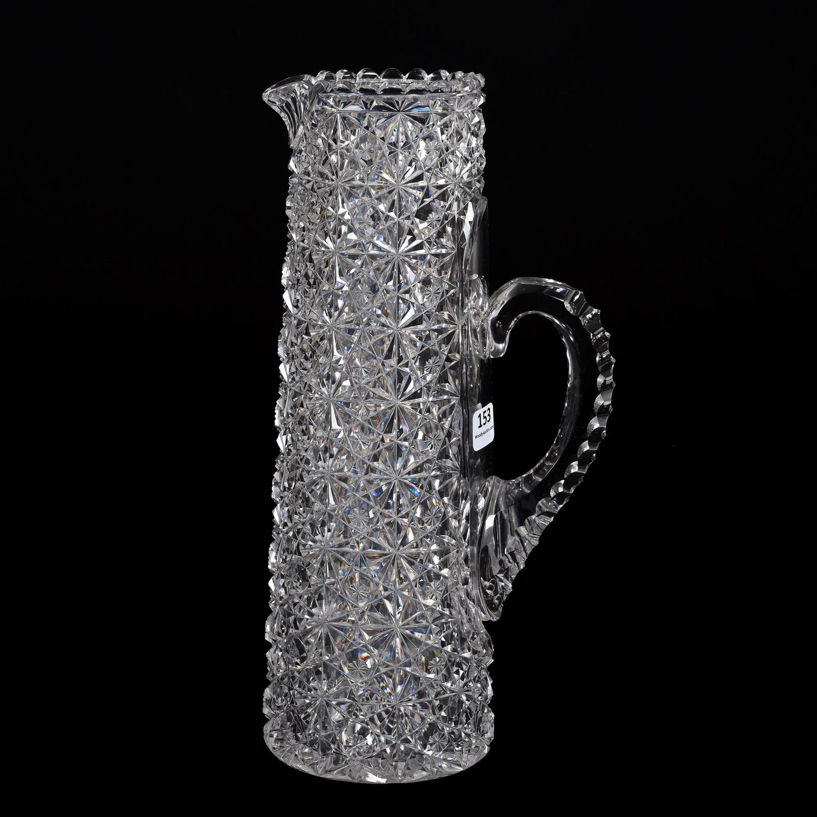 Champagne Pitcher, American Brilliant Cut Glass (1 of 3)