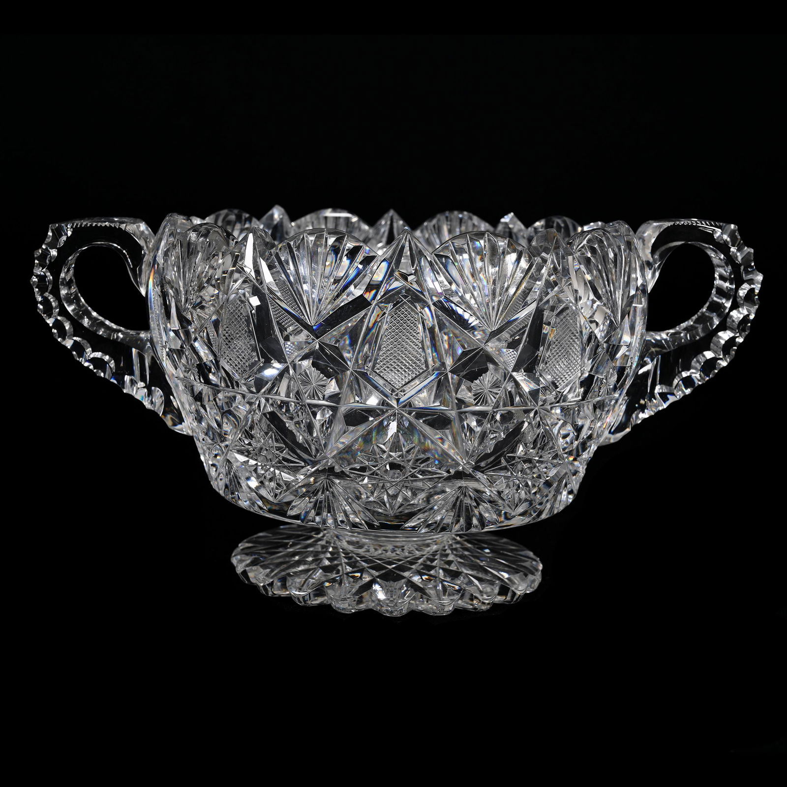 Pedestal Ice Tub, ABCG, Florence Pattern By Libbey (1 of 3)