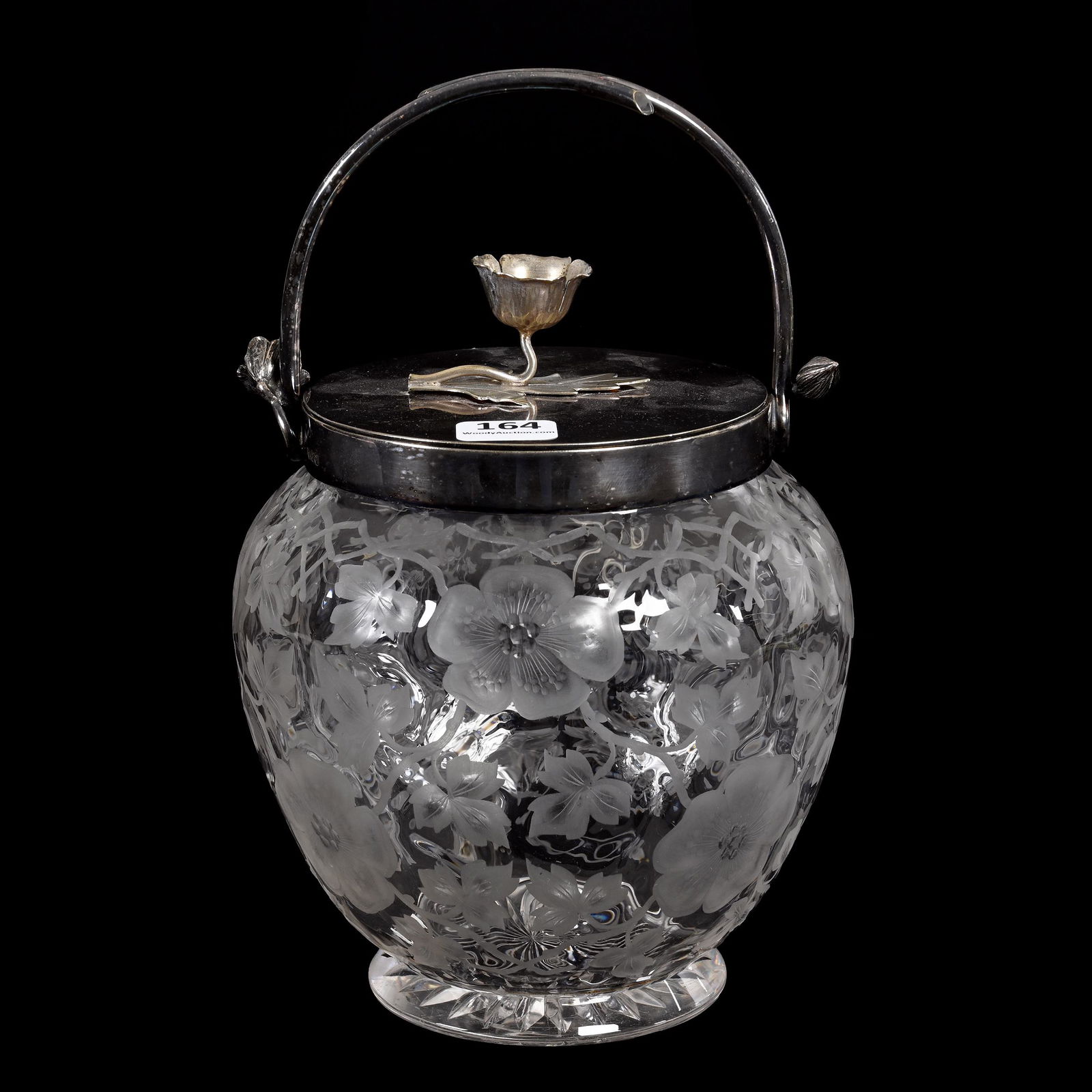 Biscuit Jar, Brilliant Period Cut Glass (1 of 5)