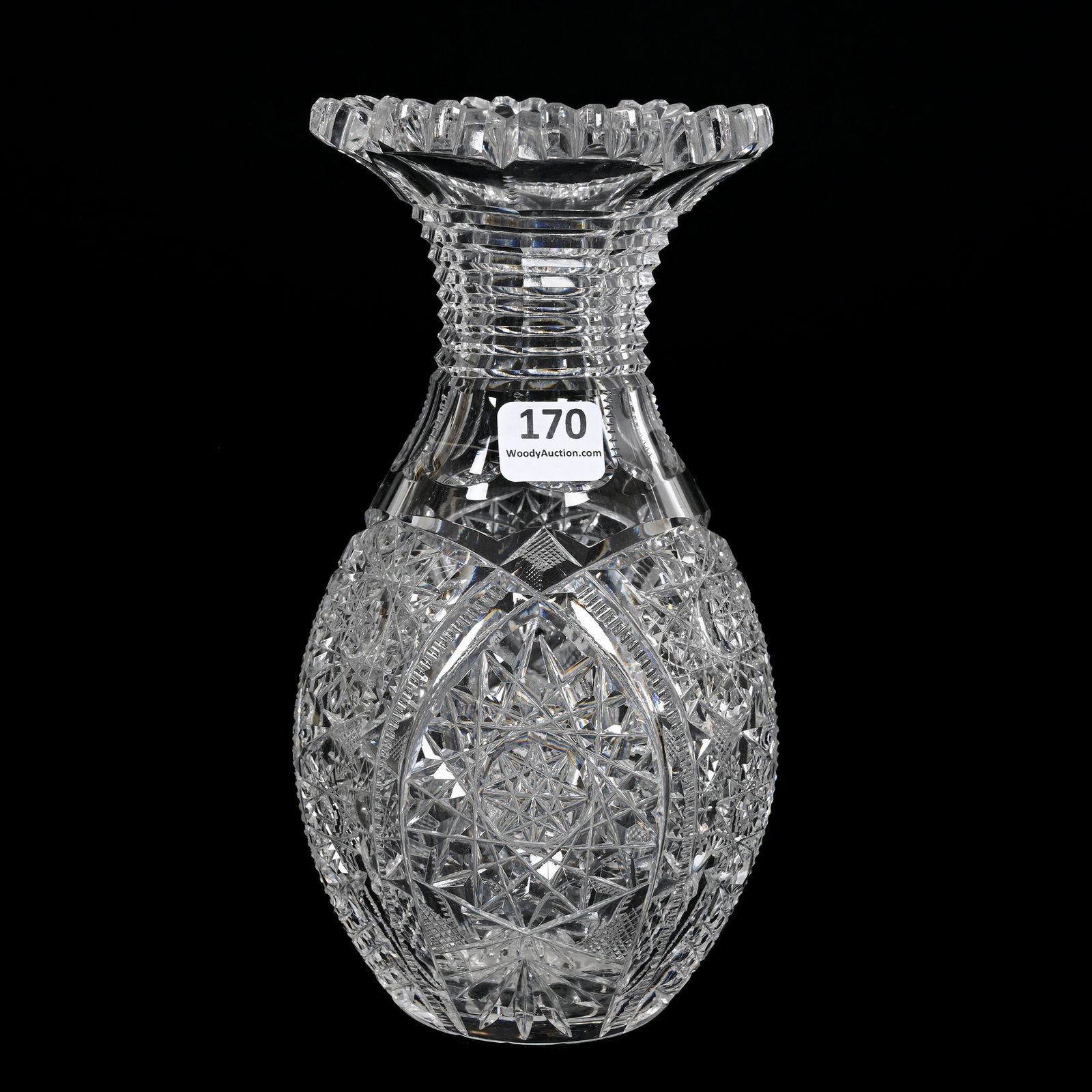 Vase, Bowling Pin Shape, ABCG (1 of 3)