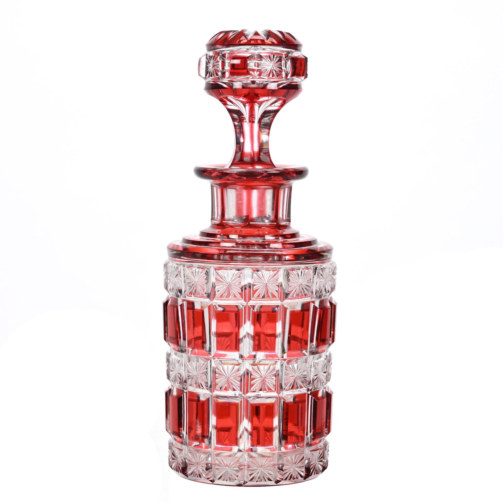 Cologne Bottle, BPCG, Cranberry Cut To Clear (1 of 4)