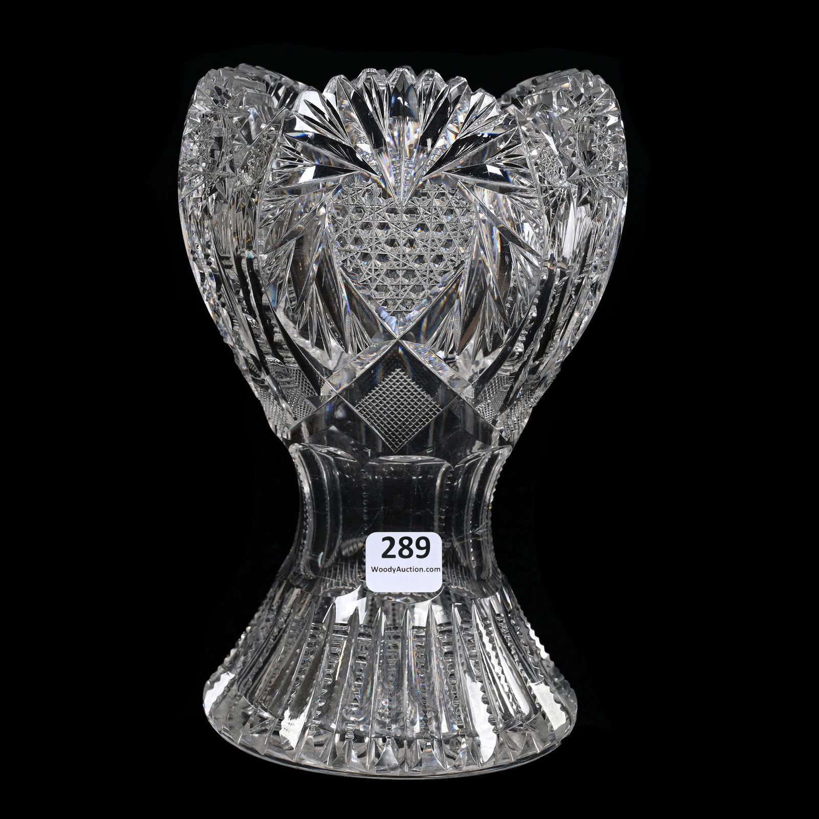 Vase, American Brilliant Cut Glass (1 of 3)