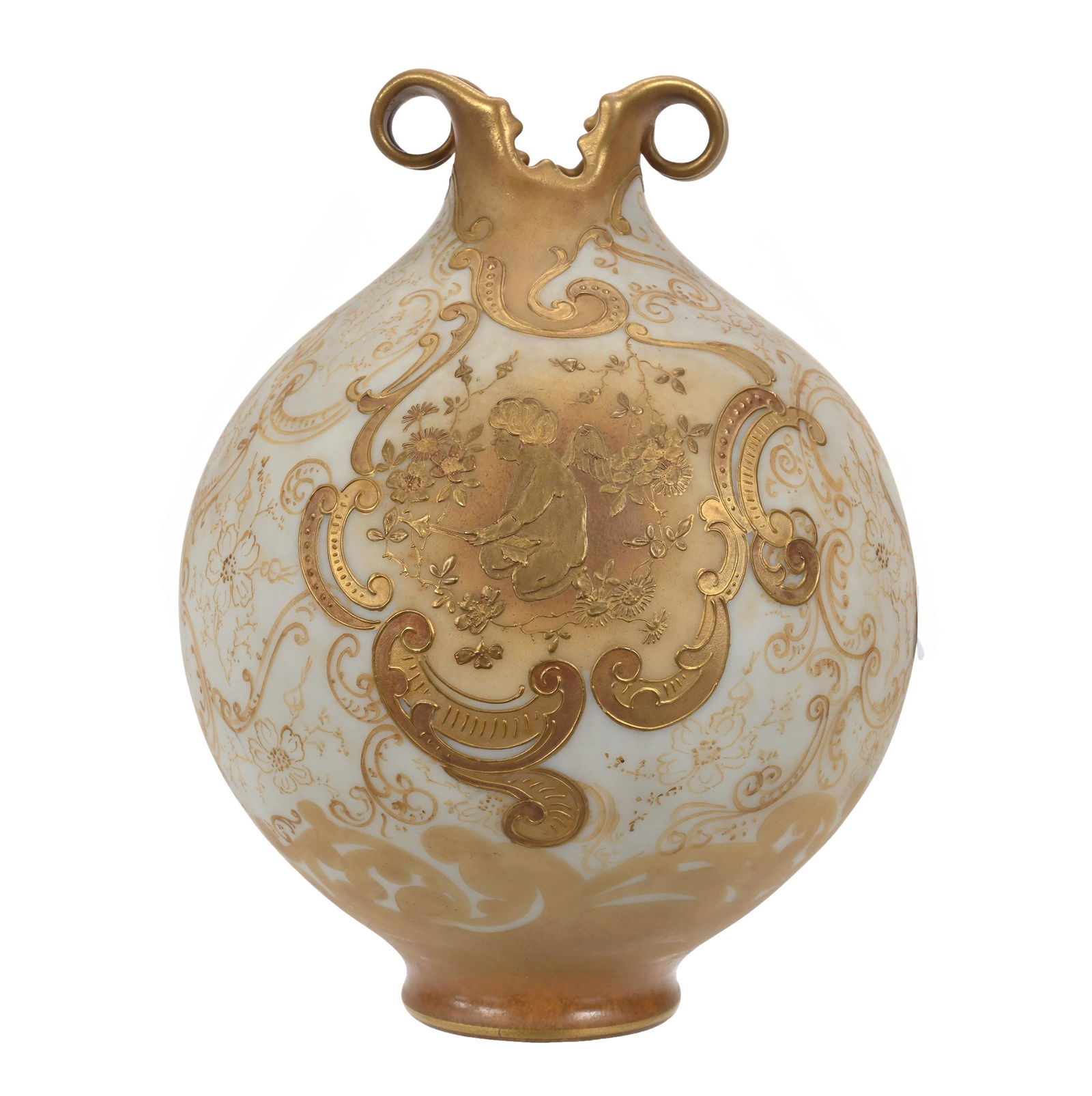 Vase Signed Crown Milano #593 Art Glass (1 of 3)