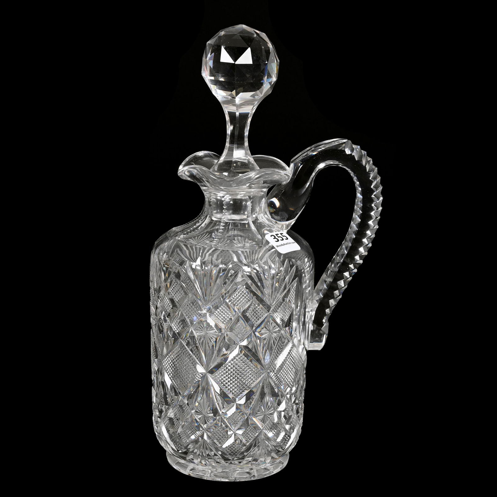 Decanter, ABCG, Venetian Pattern By Straus (1 of 3)