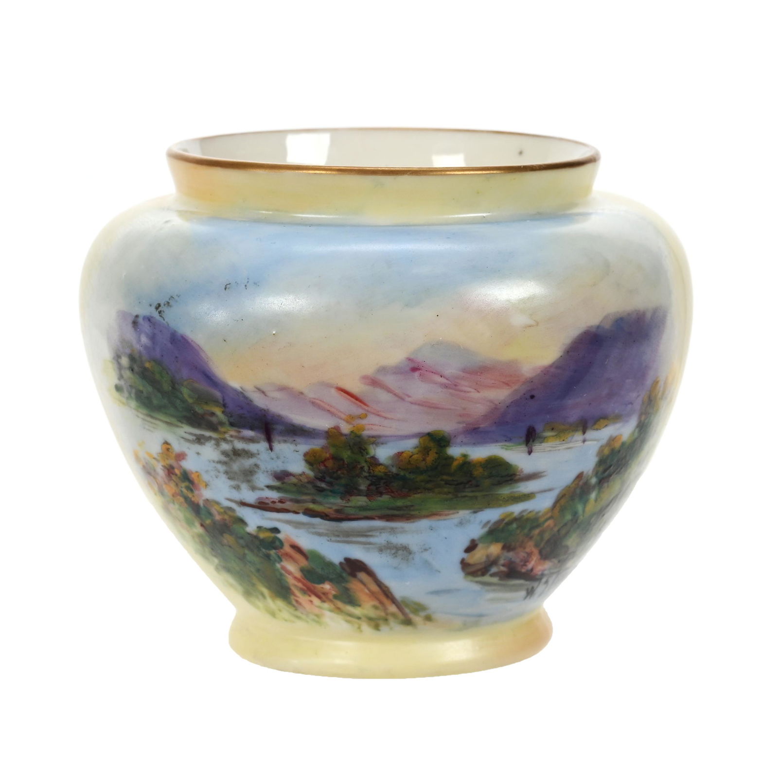 Vase Marked Locke & Company Worcester (1 of 4)