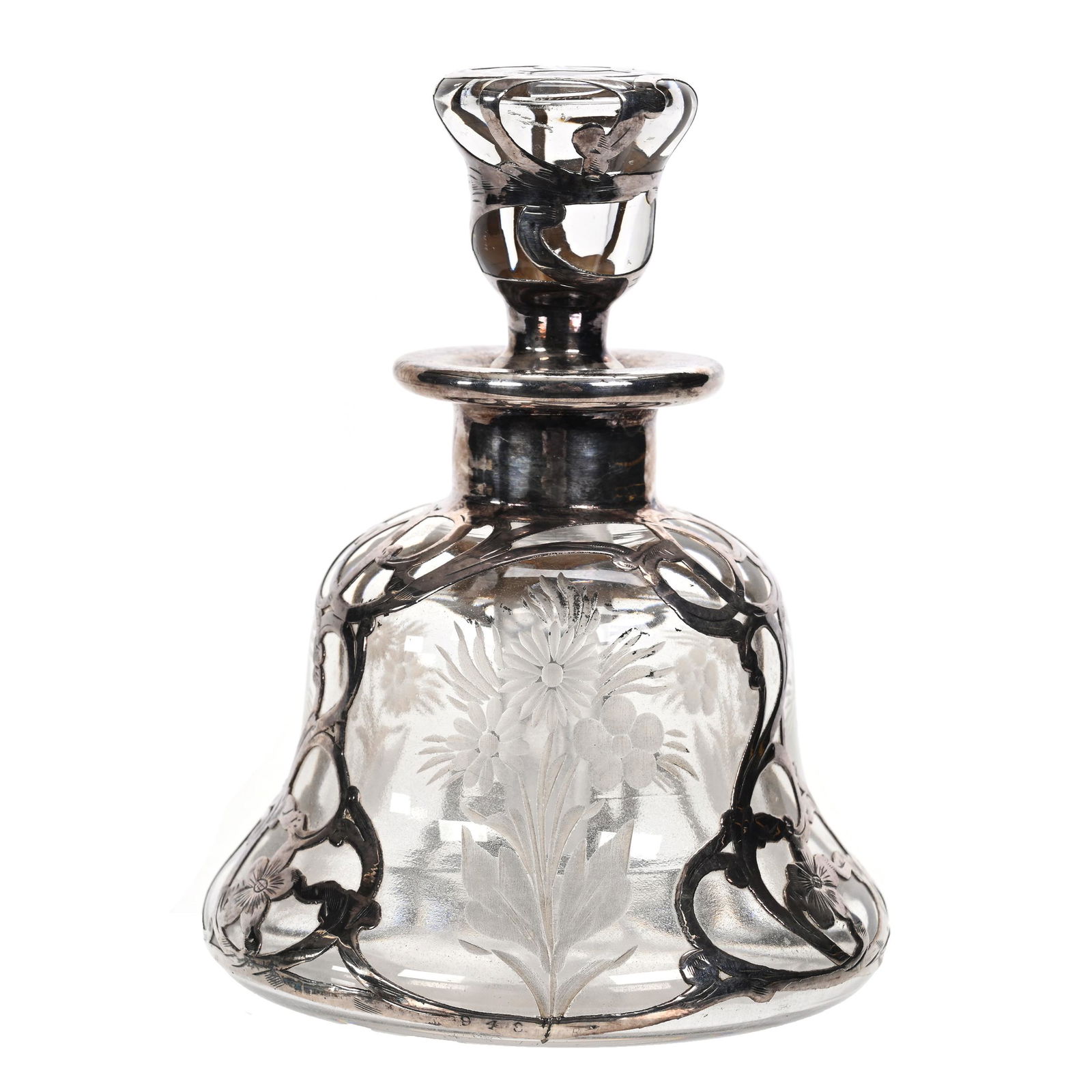 Perfume Bottle, American Brilliant Cut Glass (1 of 4)