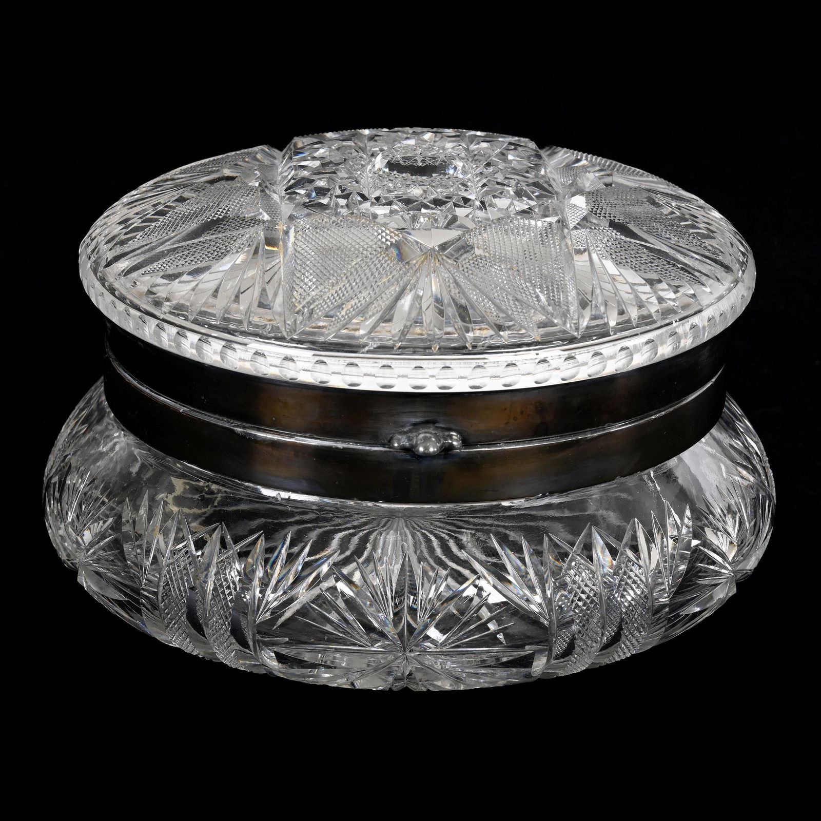 Dresser Box, American Brilliant Cut Glass (1 of 3)