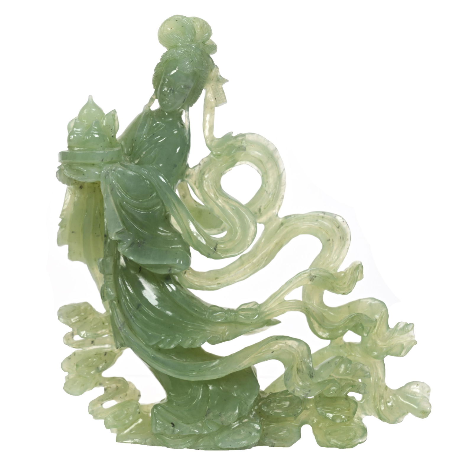 Figurine, Carved Green Jade (1 of 3)