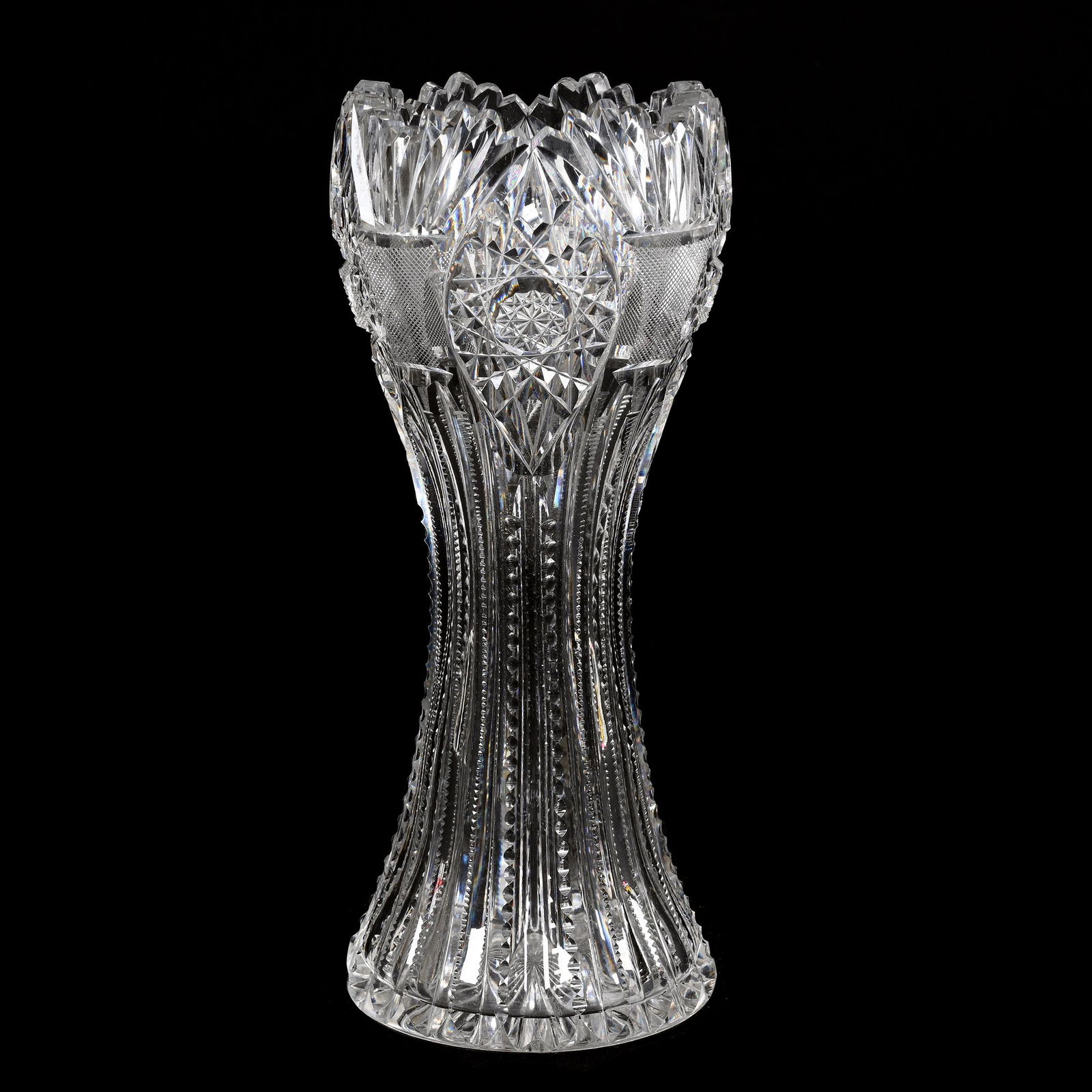 Vase, American Brilliant Cut Glass (1 of 3)